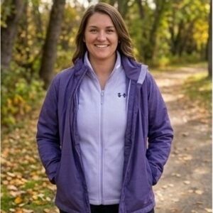 Women UA Purple Jacket